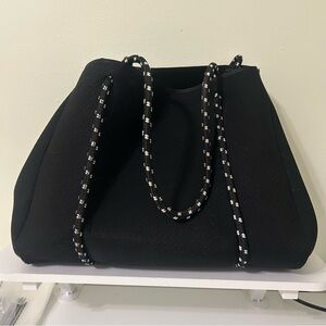 Stylish Black Tote Bag